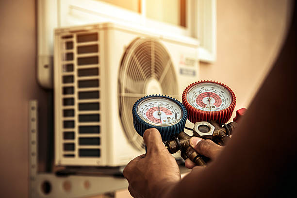 Professional Hvac Maintenance technician working in Westfield, WI